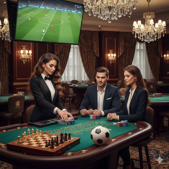 Luxurious Bitcoin Casino Interface